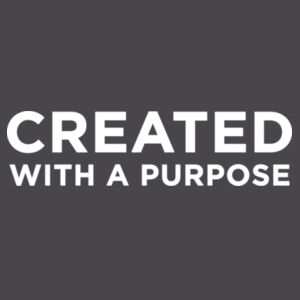 Created with a Purpose - Poly-Rich Long Sleeve T-Shirt Design