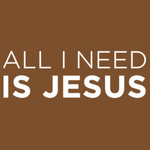 All I Need is Jesus Beanie  Design