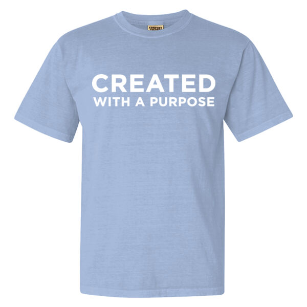 Created with a Purpose - Garment-Dyed Heavyweight T-Shirt Thumbnail