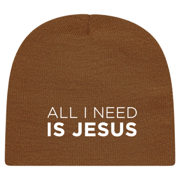All I Need is Jesus Beanie  Thumbnail