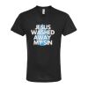 Unisex Poly-Rich V-Neck T-Shirt Thumbnail